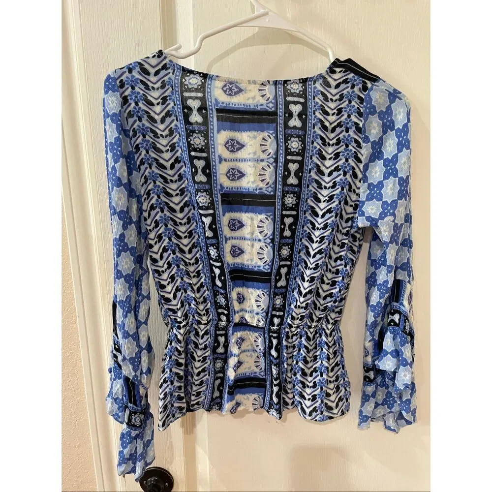 Free People Rosalie Wrap Top size XS